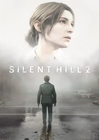 Cena do jogo Silent Hill 2 com personagem de costas em ambiente nebuloso.