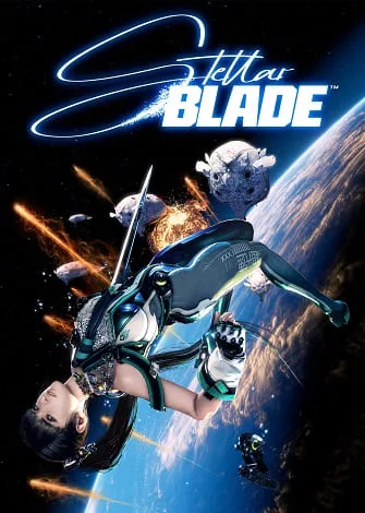 Personagem de Starlink: Battle for Atlas no espaço com planetas e asteroides ao fundo.