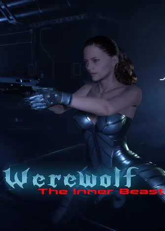 Personagem feminina com traje futurista segurando arma em cenário de ficção científica.